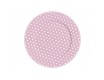 Тарелка Isabelle Rose Pink with dots 23см