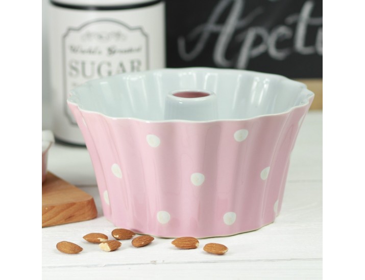 Форма для выпечки Isabelle Rose Pink round small with dots 20см