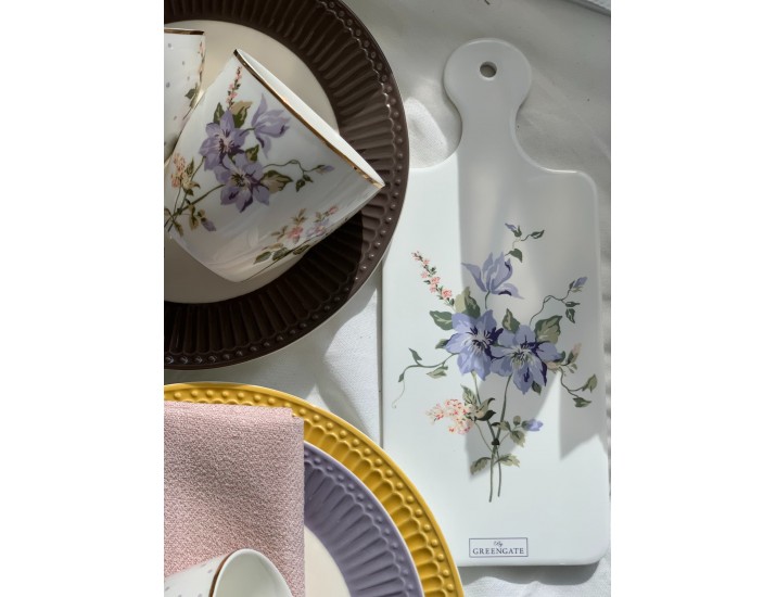 Блюдо(тарелка) 25см Greengate Jacobe white