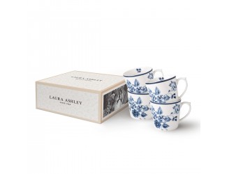 Набор кружек 4шт 350мл Laura Ashley China rose