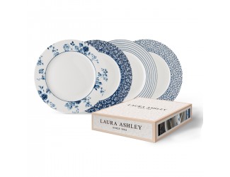 Набор тарелок 4шт 26см Laura Ashley Mix Blueprint