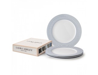 Набор тарелок 4шт 26см Laura Ashley Candy Stripe