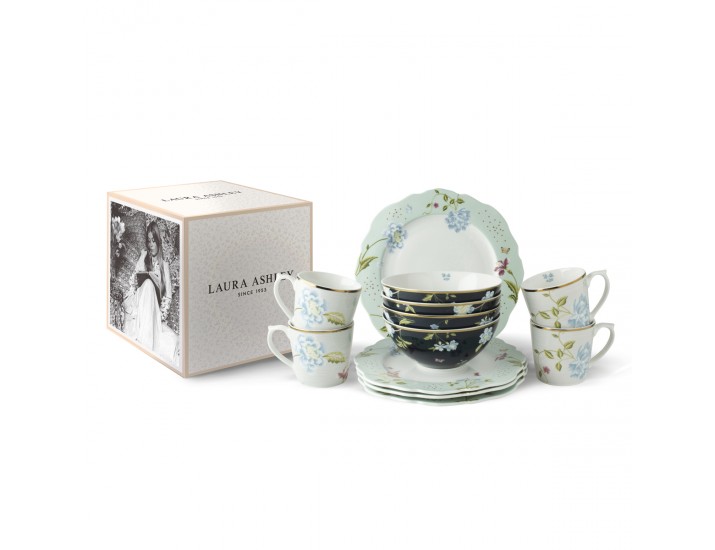 Чайно-столовый сервиз на 4 персоны 12 предметов Laura Ashley Heritage
