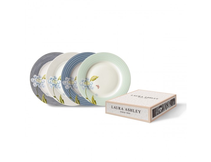 Набор тарелок 20см 4шт Laura Ashley Mix Heritage 