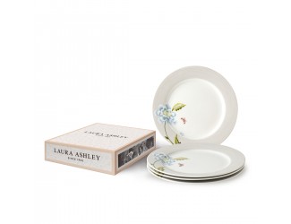 Набор тарелок 4шт 20см Laura Ashley Cobblestone Pinstripe