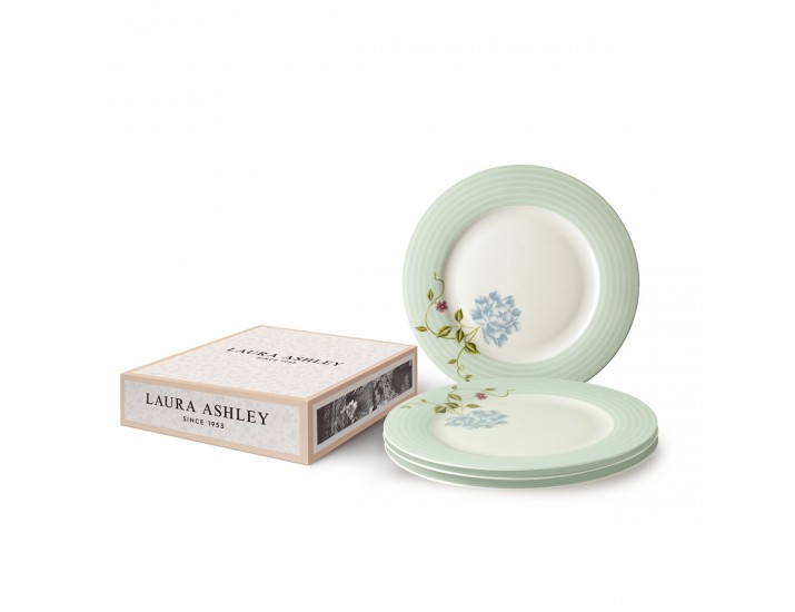 Набор тарелок 4шт 26см Laura Ashley Mint Candy