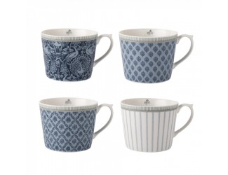 Набор кружек Laura Ashley Blue Tea Collectables 300 мл 4шт