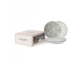 Набор блюдец 4шт 12см Laura Ashley Petit Fours Wild Clematis