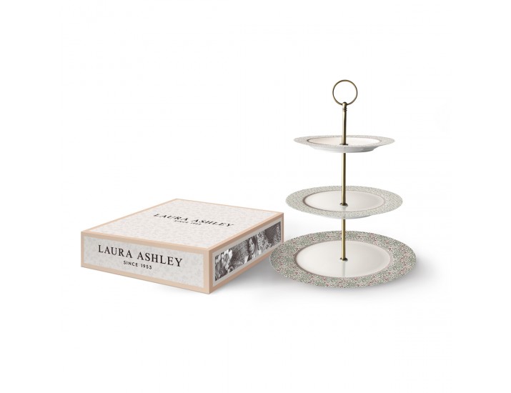Подставка для торта 3 слоя Laura Ashley Wild Clematis