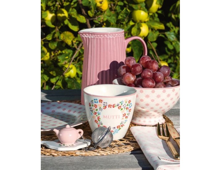Пиала 10см 200мл Greengate Laurie pale pink