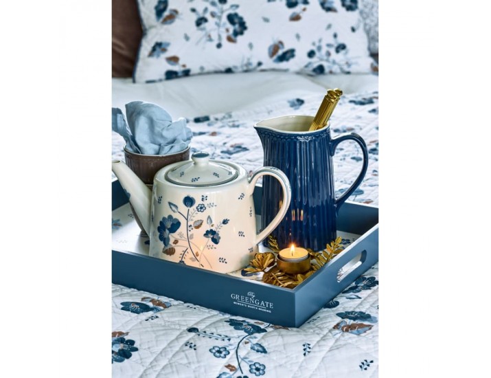 Поднос для сервировки 24,5*12,5см Greengate Mozy white