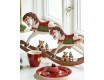 Тарелка десертная 15см Greengate Penny bordeaux