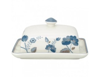 Маслёнка 16*12*8см Greengate Mozy white