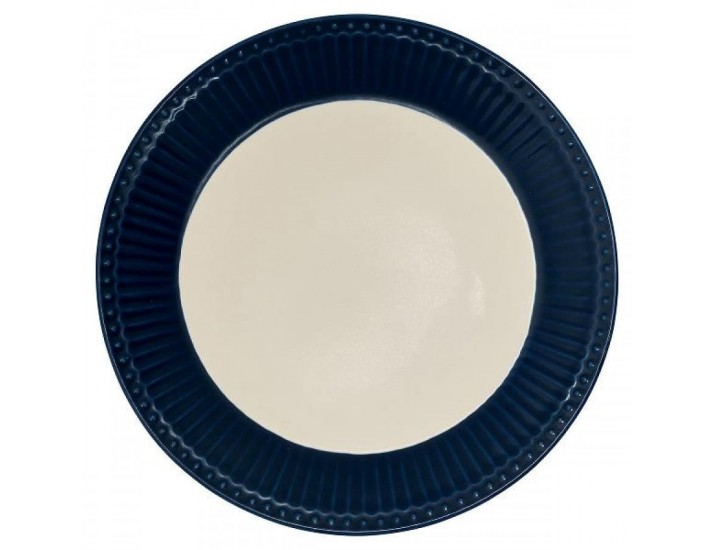 Блюдо (тарелка) 26см Greengate Alice dark blue