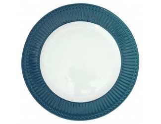Блюдо овальное 27см Greengate Alice ocean blue