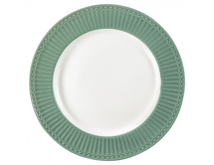 Блюдо(тарелка) 27см Greengate Alice dusty green