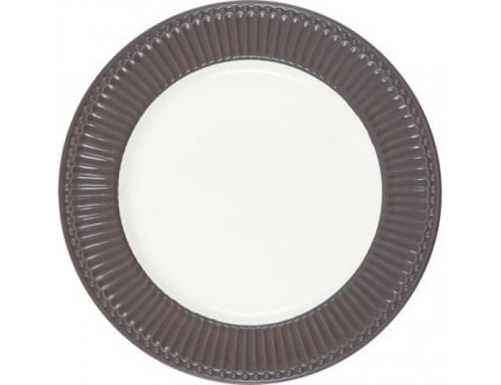 Блюдо (тарелка) 26см Greengate Alice dark chocolate