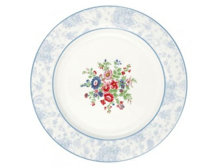 Блюдо(тарелка) 25см Greengate Ailis white