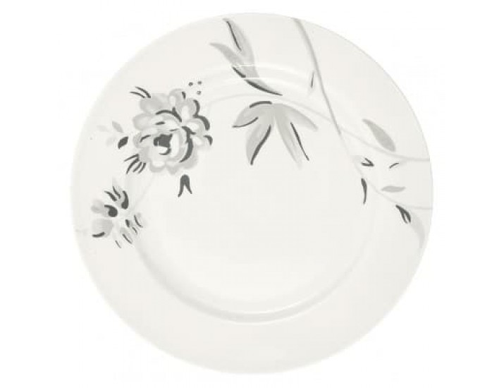 Блюдо(тарелка) 25см Greengate Aslaug white
