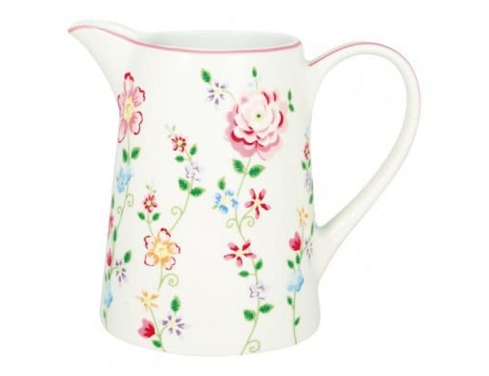Кувшин 1л Greengate Columbine white