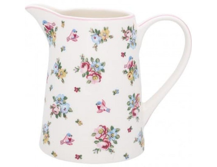 Кувшин 1л Greengate Ellie white