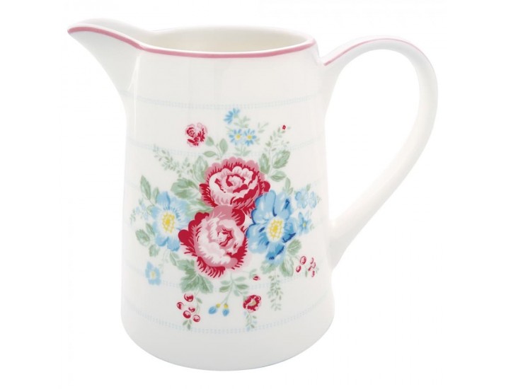 Кувшин 1л Greengate Henrietta white