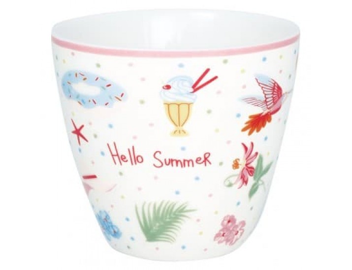 Стакан 300мл Greengate Lula white