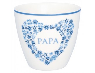 Стакан 300мл Greengate Papa heart blue