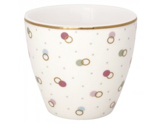 Стакан 300мл Greengate Kylie white