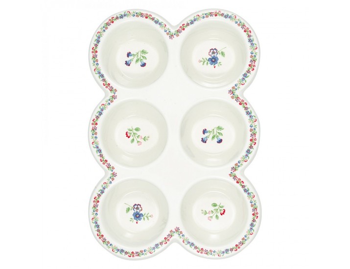 Форма для маффинов Greengate Ailis white