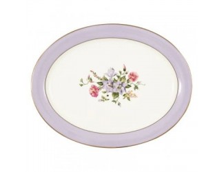 Блюдо 33*22,5см Greengate Jacobe white