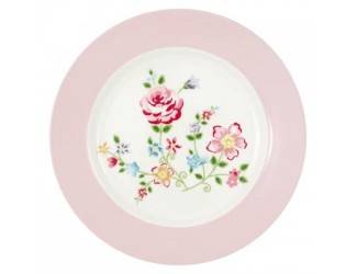 Тарелка 20,5см Greengate Columbine white