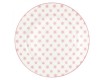 Тарелка 20,5см Greengate Laurie pale pink