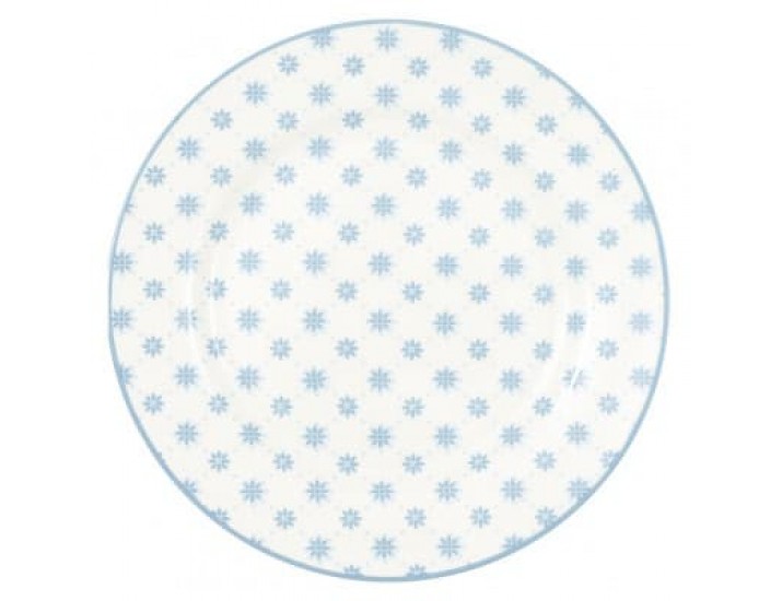 Тарелка 20,5см Greengate Laurie pale blue