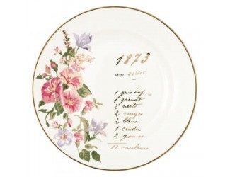 Тарелка 20,5см Greengate Jacobe white