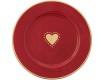 Тарелка десертная 15см Greengate Penny bordeaux