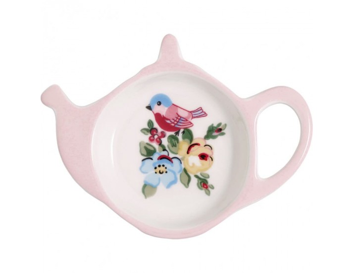 Блюдце для чайных пакетиков 12,5*10*2см Greengate Ellie white