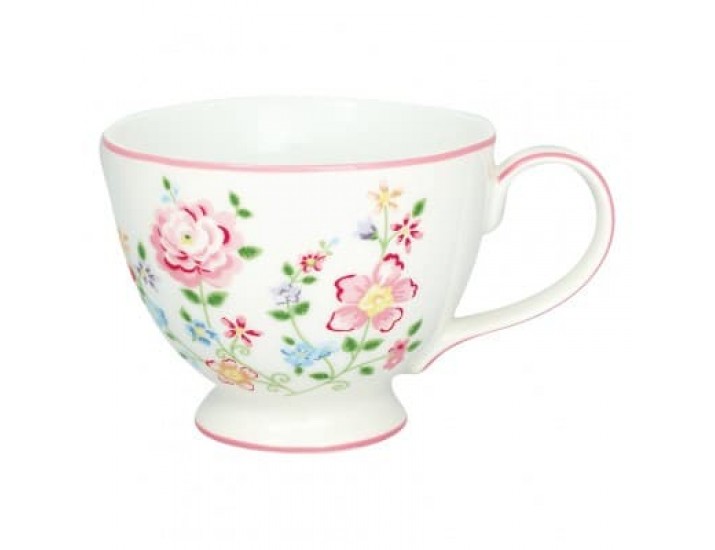 Чашка чайная 400мл Greengate Columbine white