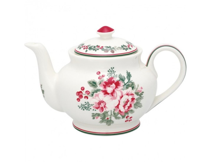 Чайник 1л Greengate Charline white