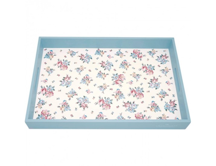 Поднос 45*31*5см Greengate Ellie white