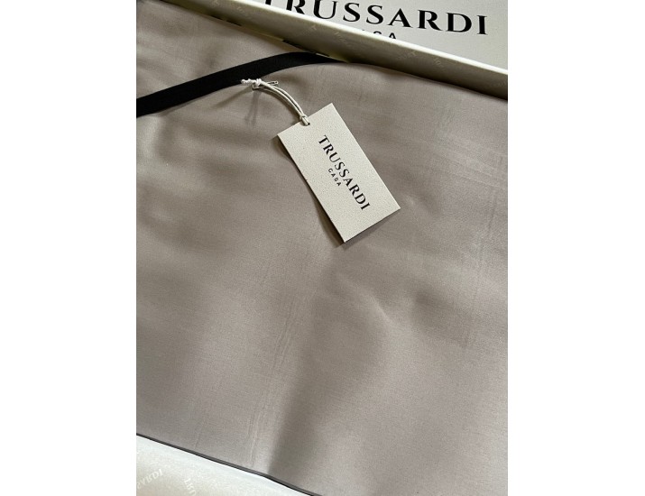 Постельное бельё Евромакси Trussardi CONTEMPRORARY LOGO бежевый 1660