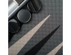 Нарды с боковыми стойками 48x30см Manopoulos BACKGAMMON отделка черно-серый-бежевый фон серый рисунок черный и бежевый ручная работа