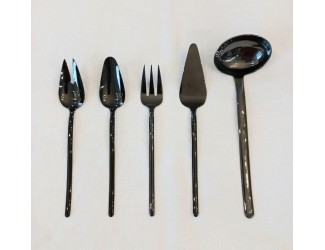Набор из 5 предметов для сервировки и подачи Herdmar STICK SERVING SET BLACK  чёрный
