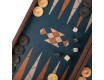 Нарды с боковыми стойками 48x26см Manopoulos BACKGAMMON печатный рисунок Бохо шик ручная работа