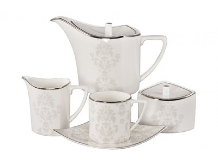 Чайный сервиз на 6 персон 17 предметов Royal Bone China Париж