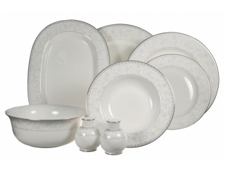 Столовый сервиз на 6 персон 23 предмета Royal Bone China Жизель