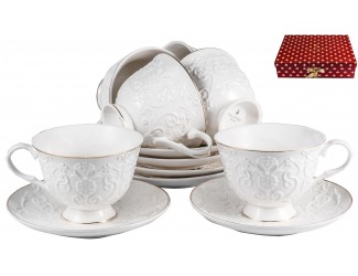 Набор чайных пар на 6 персон 12 предметов Balsford Грация Аматея 101-30004