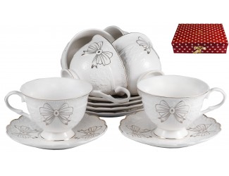 Набор чайных пар на 6 персон 12 предметов Balsford Грация Эфира 101-30005