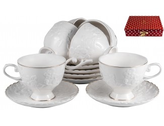 Набор чайных пар на 6 персон 12 предметов Balsford Грация Галия 101-30025