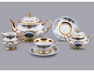 Сервиз чайный Rudolf Kampf Национальные традиции 15 предметов 6 персон (линия Афганистан) 07160725-2035